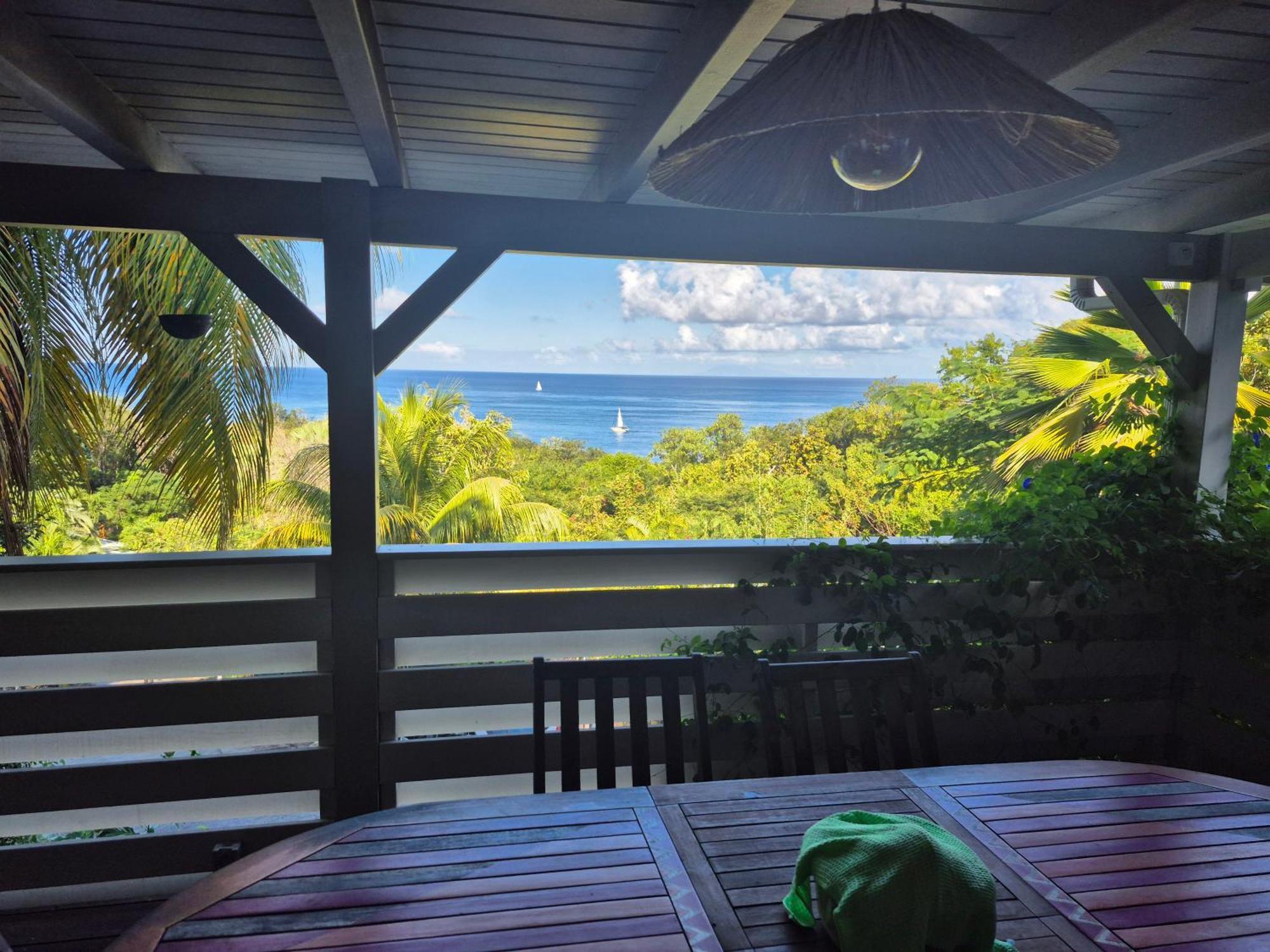 Villa Cannelle, Piscine, Vue Mer Deshaies Eksteriør bilde