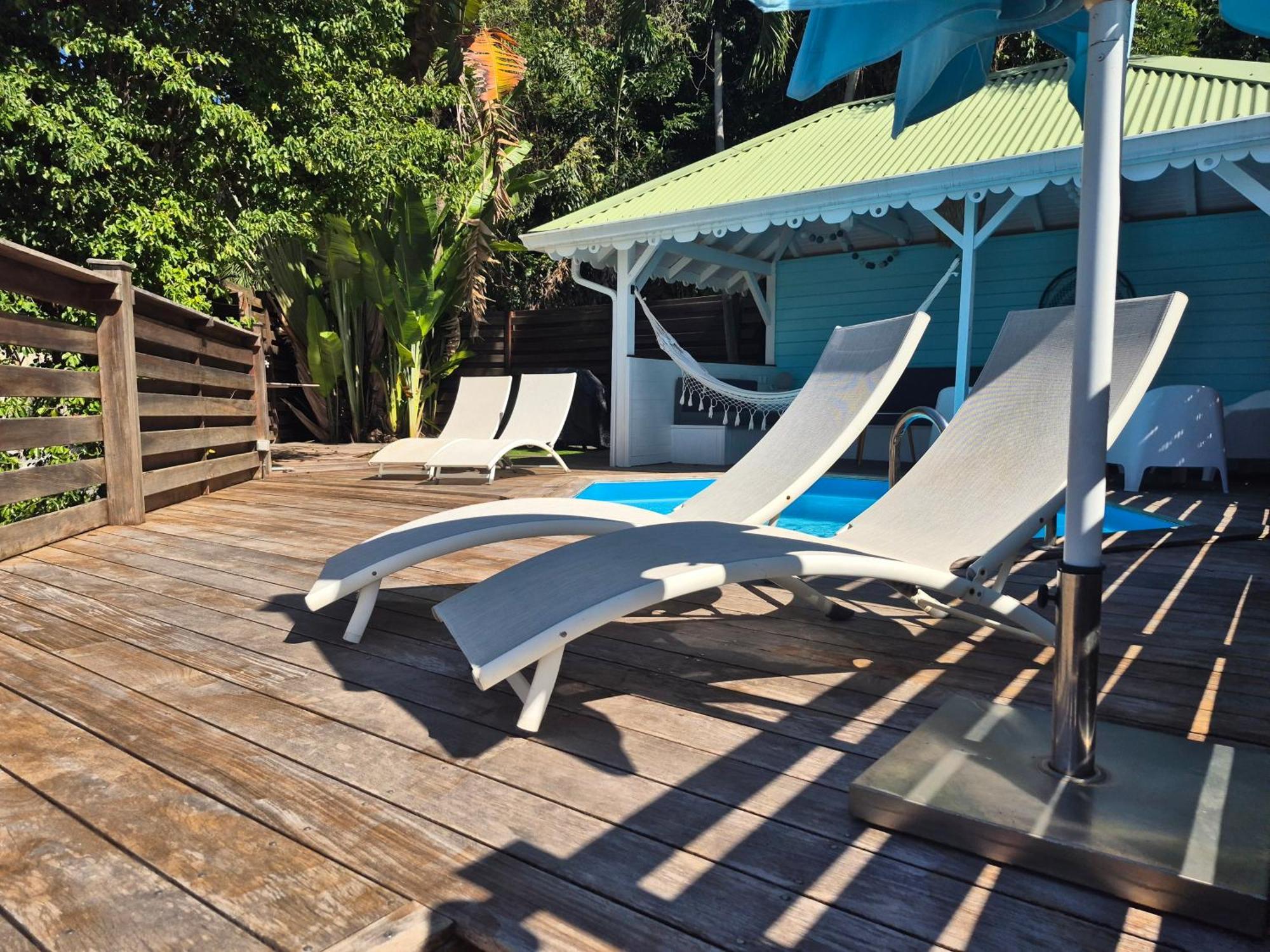 Villa Cannelle, Piscine, Vue Mer Deshaies Eksteriør bilde