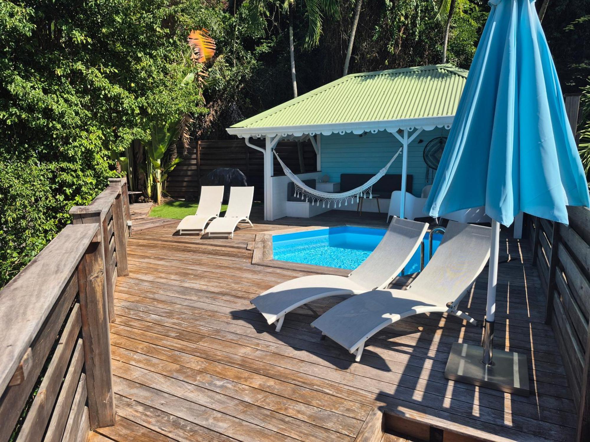 Villa Cannelle, Piscine, Vue Mer Deshaies Eksteriør bilde