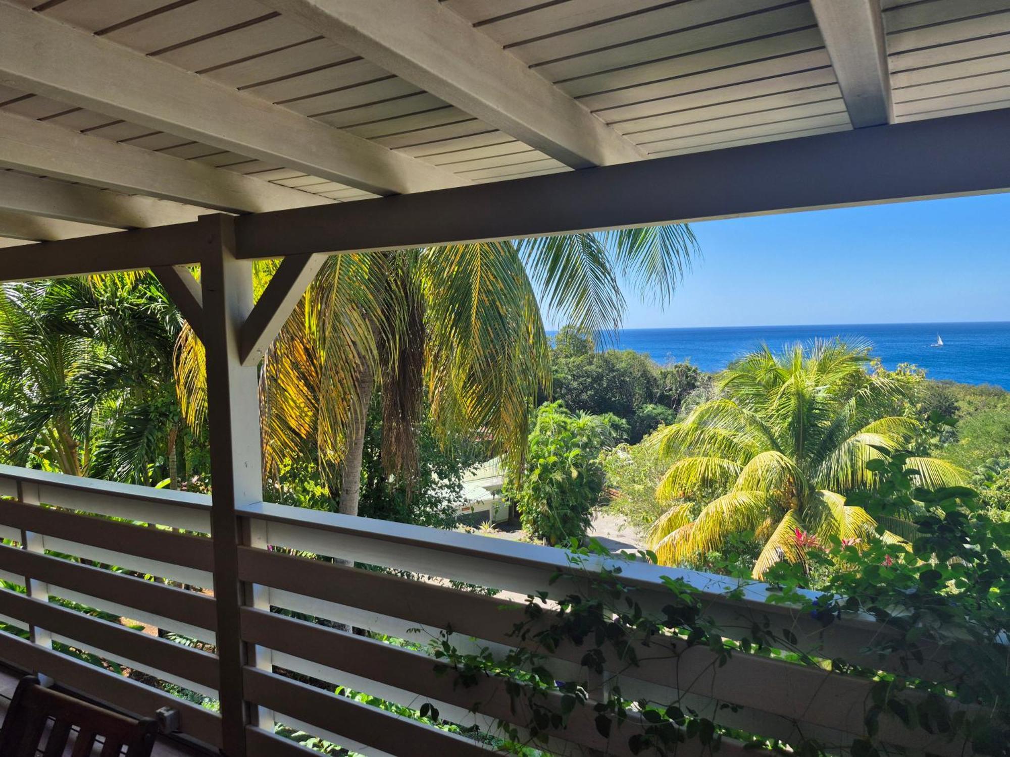 Villa Cannelle, Piscine, Vue Mer Deshaies Eksteriør bilde