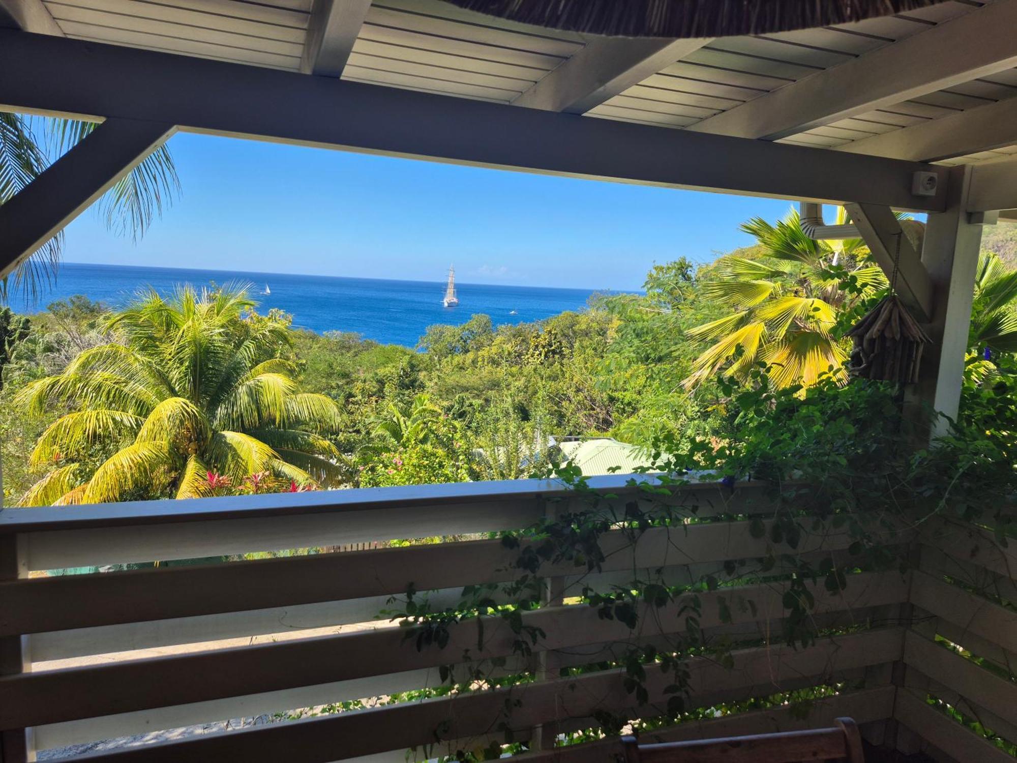 Villa Cannelle, Piscine, Vue Mer Deshaies Eksteriør bilde