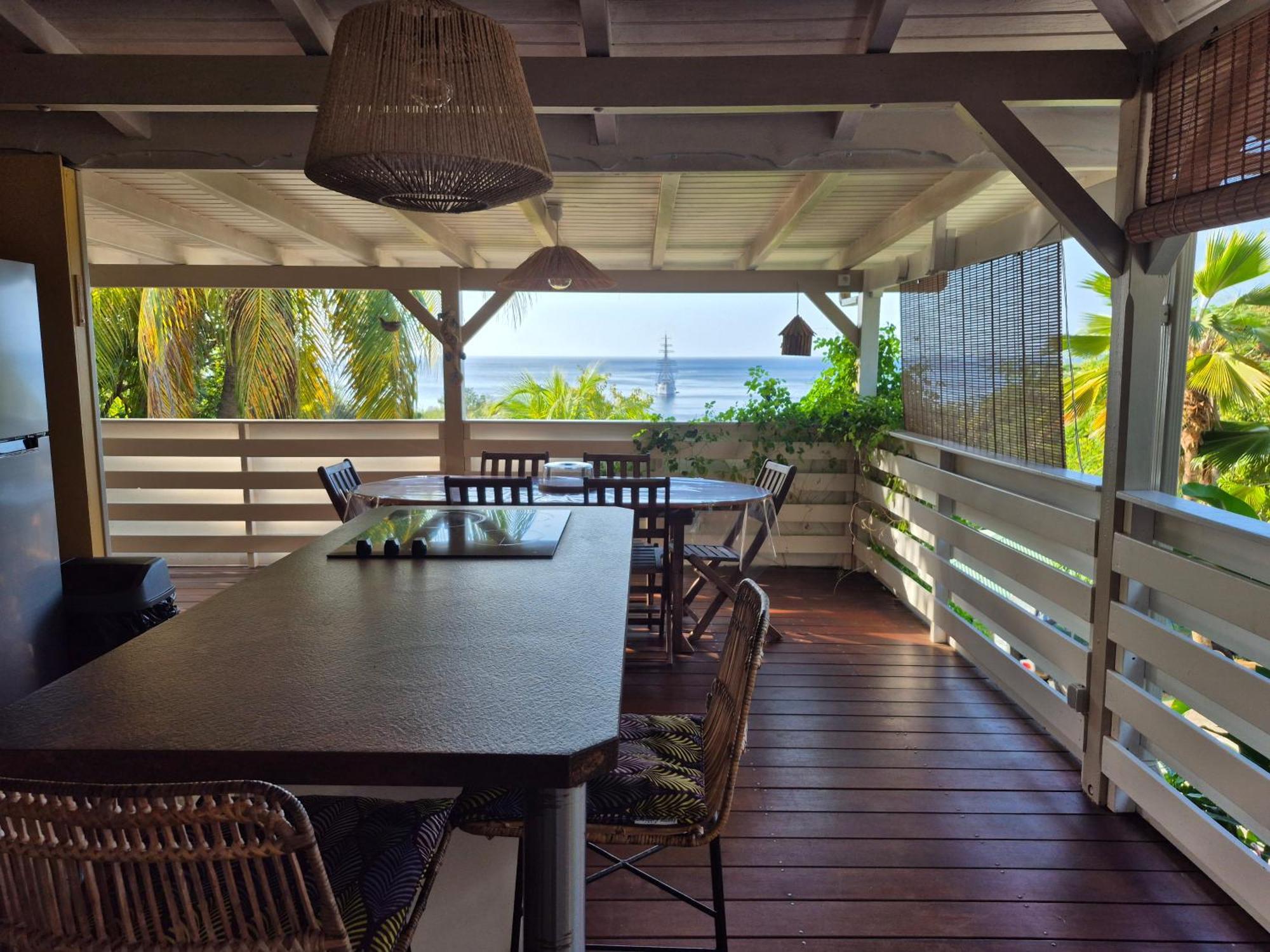 Villa Cannelle, Piscine, Vue Mer Deshaies Eksteriør bilde